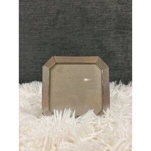 Nicole Miller Home Accent Silver Octagonal Picture Frame 3"x3" Made In China